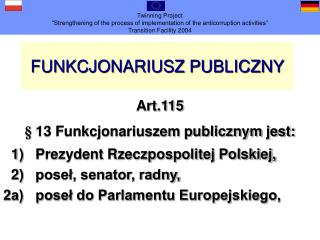 funkcjonariusz publiczny