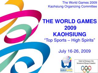 The World Games 2009 Kaohsiung Organizing Committee
