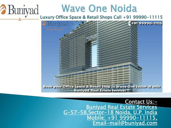 wave one noida