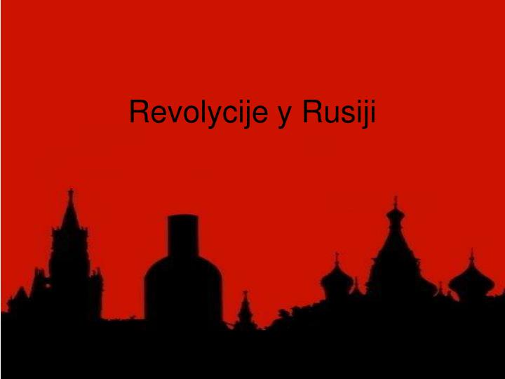 revolycije y rusiji
