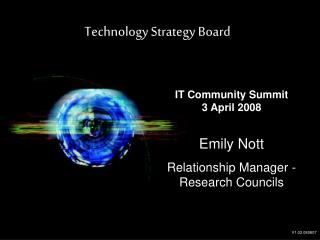 Emily Nott Relationship Manager - Research Councils