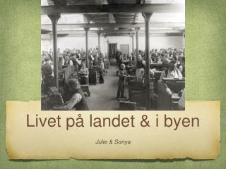 livet p landet i byen