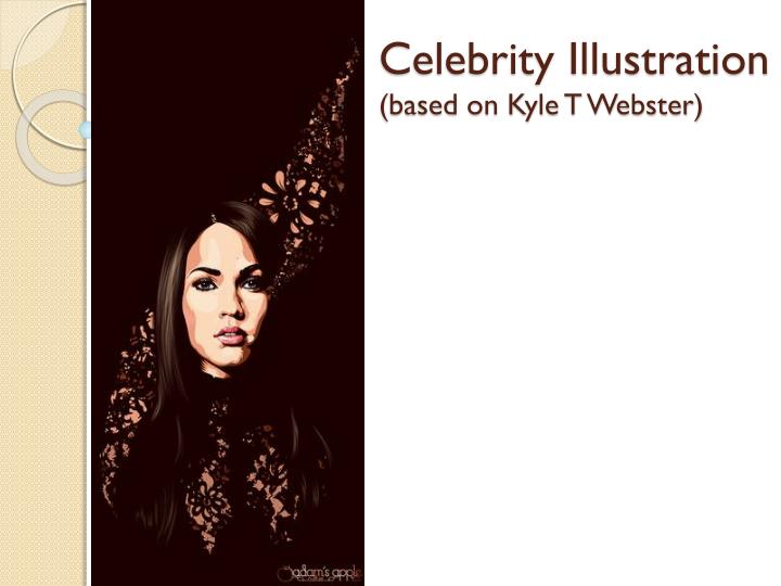 celebrity illustration based on kyle t webster