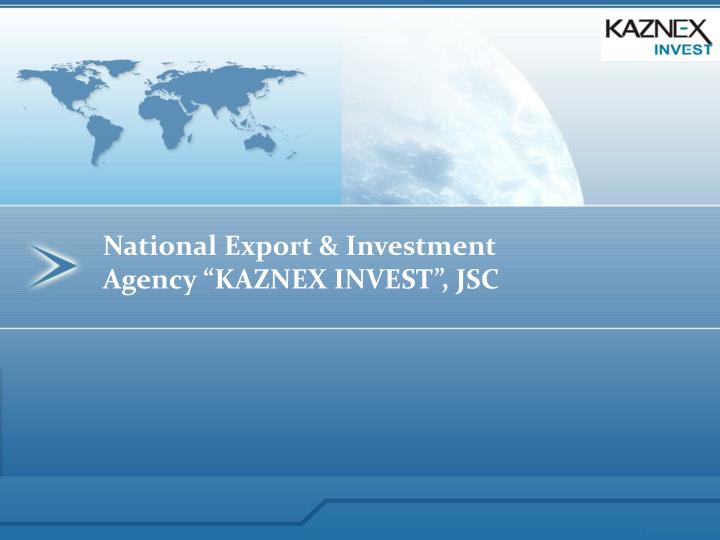 national export investment agency kaznex invest jsc
