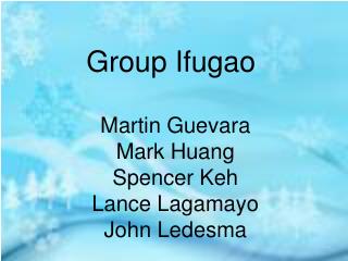 Group Ifugao