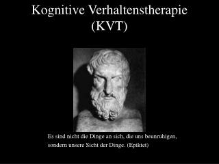 kognitive verhaltenstherapie kvt
