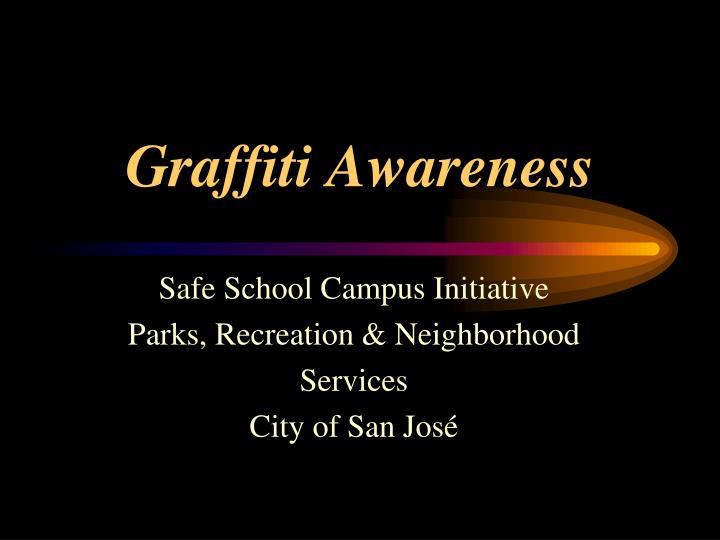 graffiti awareness