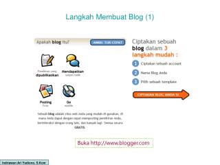 langkah membuat blog 1
