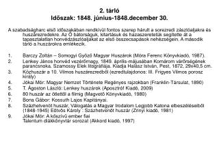 2 t rl id szak 1848 j nius 1848 december 30