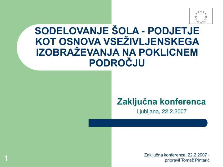 sodelovanje ola podjetje kot osnova vse ivljenskega izobra evanja na poklicnem podro ju