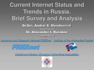 Current Internet Status and Trends in Russia. Brief Survey and Analysis