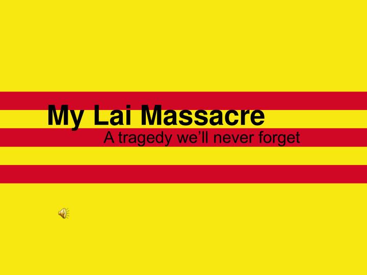 my lai massacre