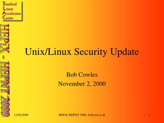 Unix/Linux Security Update