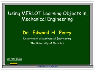 Using MERLOT Learning Objects in Mechanical Engineering