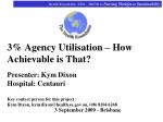 Achieving 3% Agency Utilisation: Strategies and Lessons from Centauri Hospital - slide 1