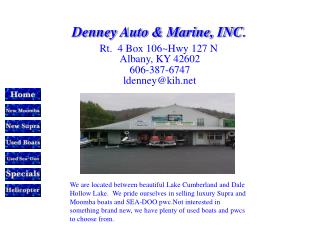 Denney Auto &amp; Marine, INC .