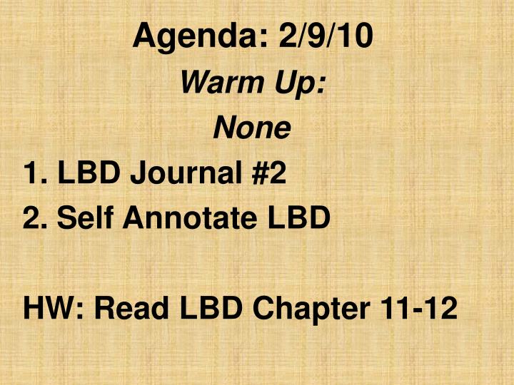 agenda 2 9 10