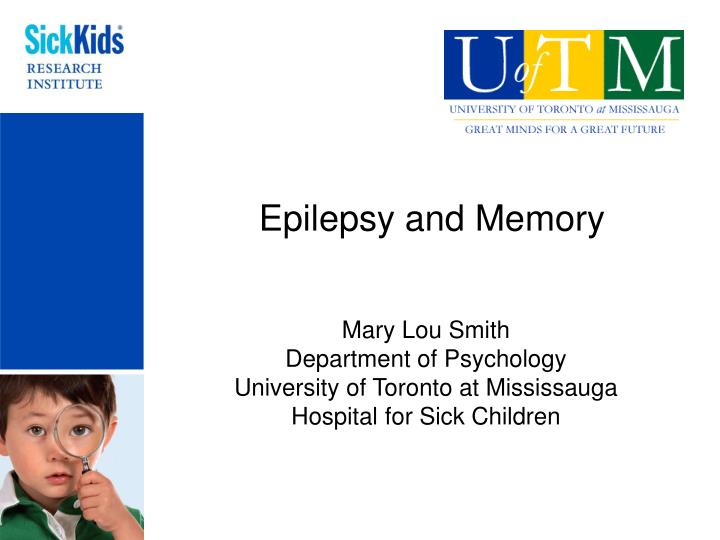 epilepsy and memory