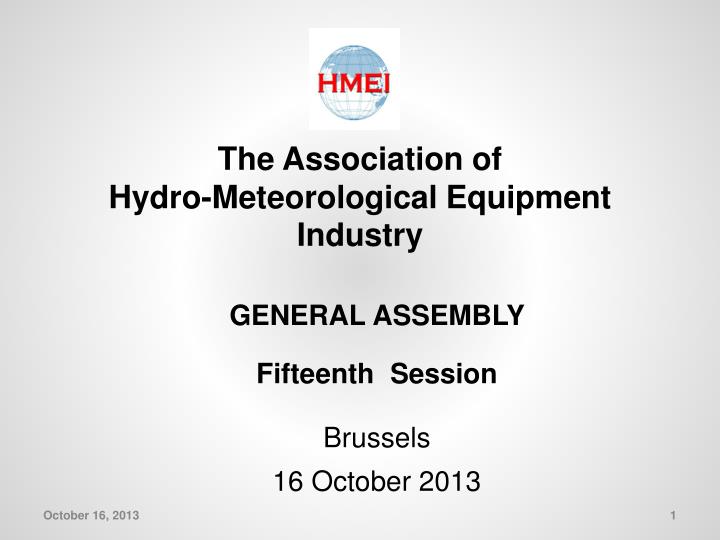 the association of hydro meteorological equipment industry