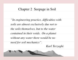 Chapter 2 Seepage in Soil
