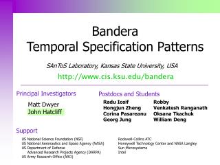 Bandera Temporal Specification Patterns