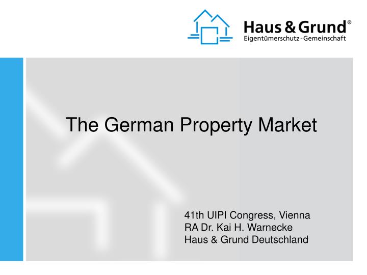the german property market