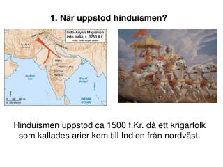1 n r uppstod hinduismen