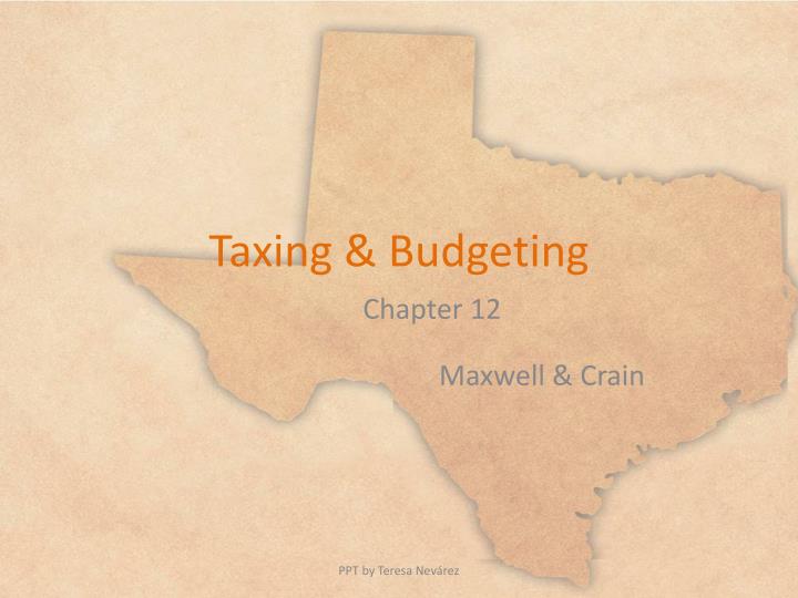 taxing budgeting