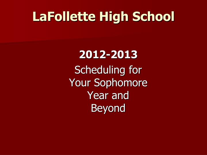lafollette high school