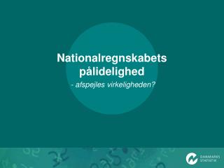 nationalregnskabets p lidelighed
