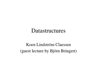 Datastructures
