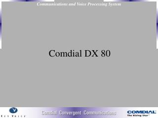 Comdial DX 80