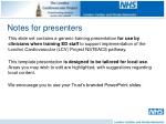 Notes for presenters - slide 1