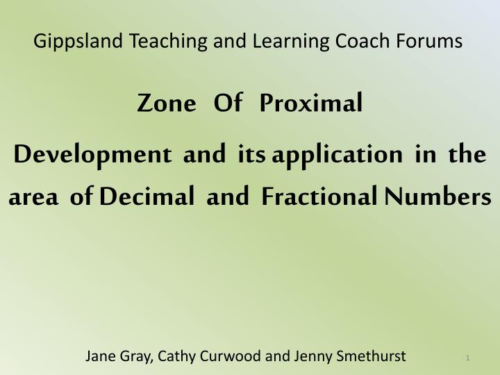 gippsland teaching and learning coach forums