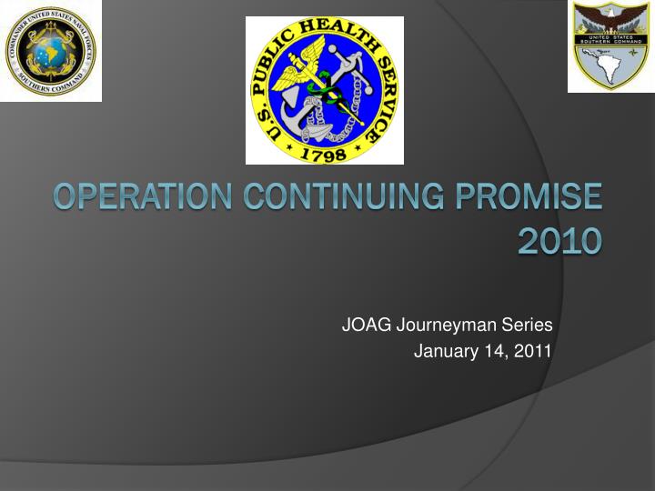 joag journeyman series january 14 2011