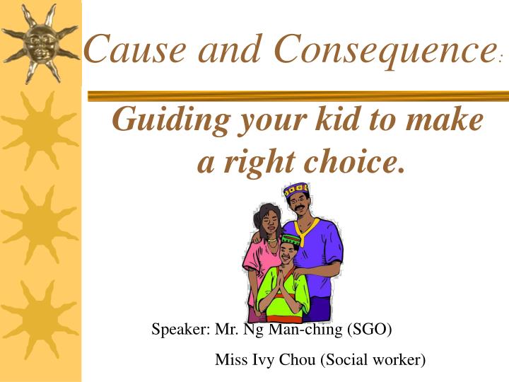 guiding your kid to make a right choice
