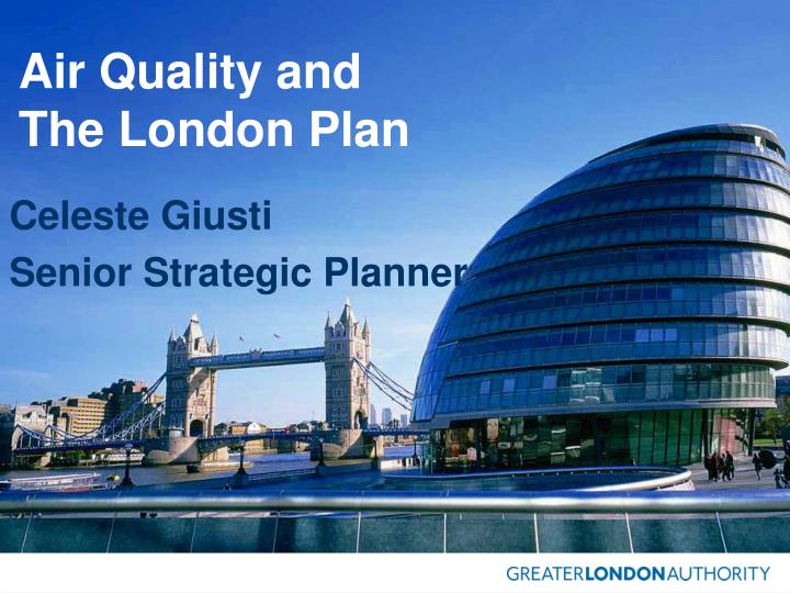 air quality and the london plan