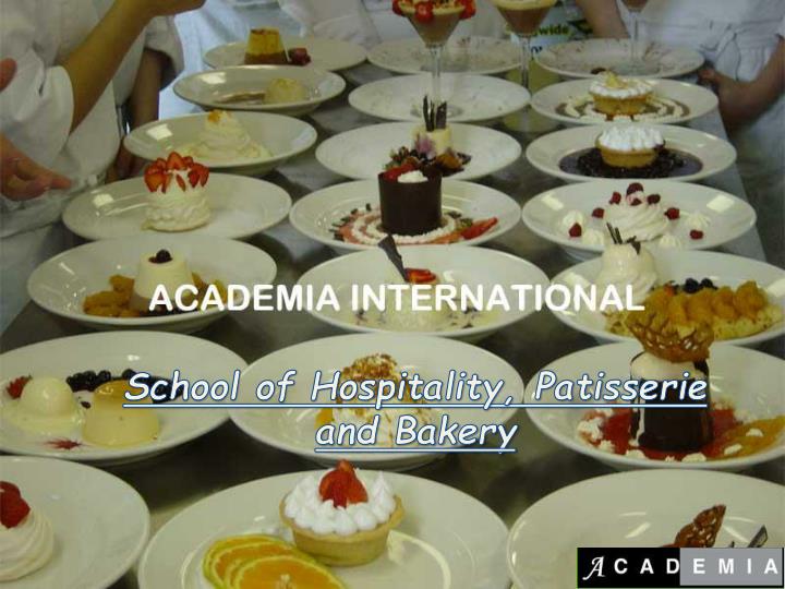 school of hospitality patisserie and bakery