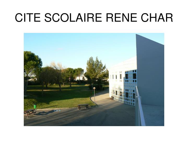 cite scolaire rene char