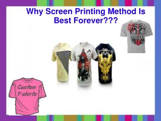 Know About Best T-shirt Printing Methods