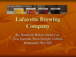 Lafayette Brewing Company