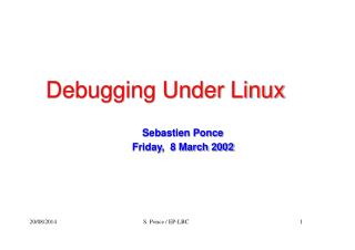 Debugging Under Linux