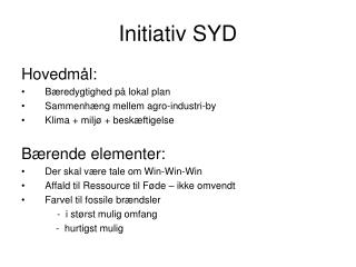 Initiativ SYD