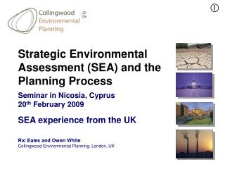 Strategic Environmental Assessment (SEA) and the Planning Process