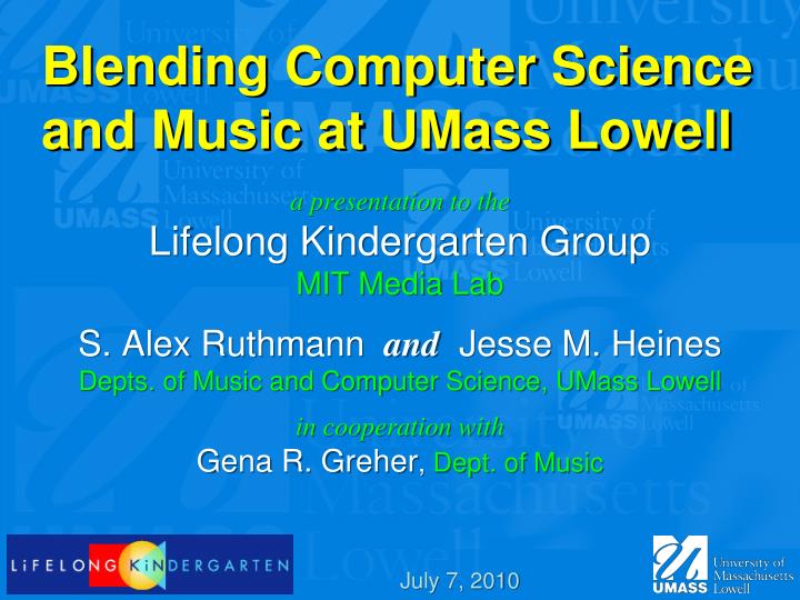 blending computer science and music at umass lowell