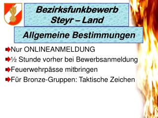 allgemeine bestimmungen