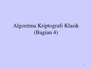 algoritma kriptografi klasik bagian 4