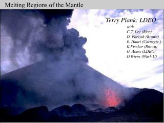Melting Regions of the Mantle
