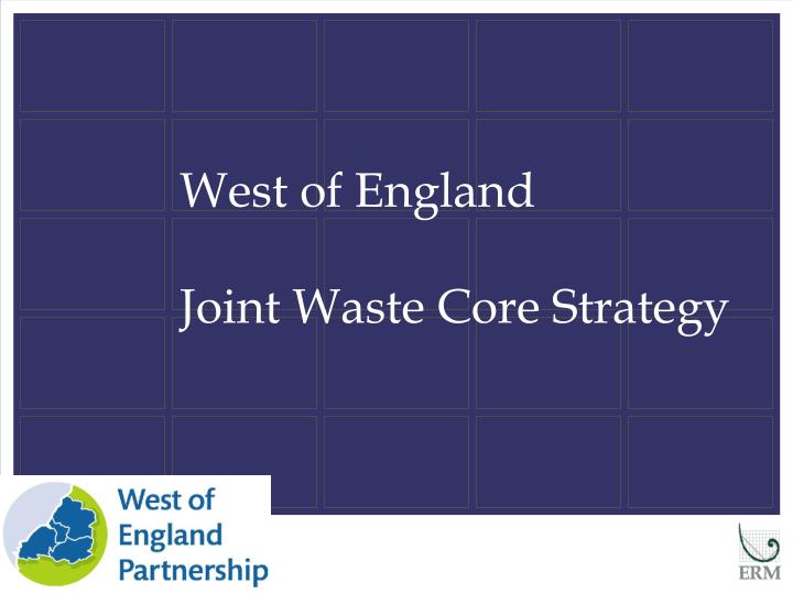 west of england joint waste core strategy