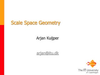 Scale Space Geometry